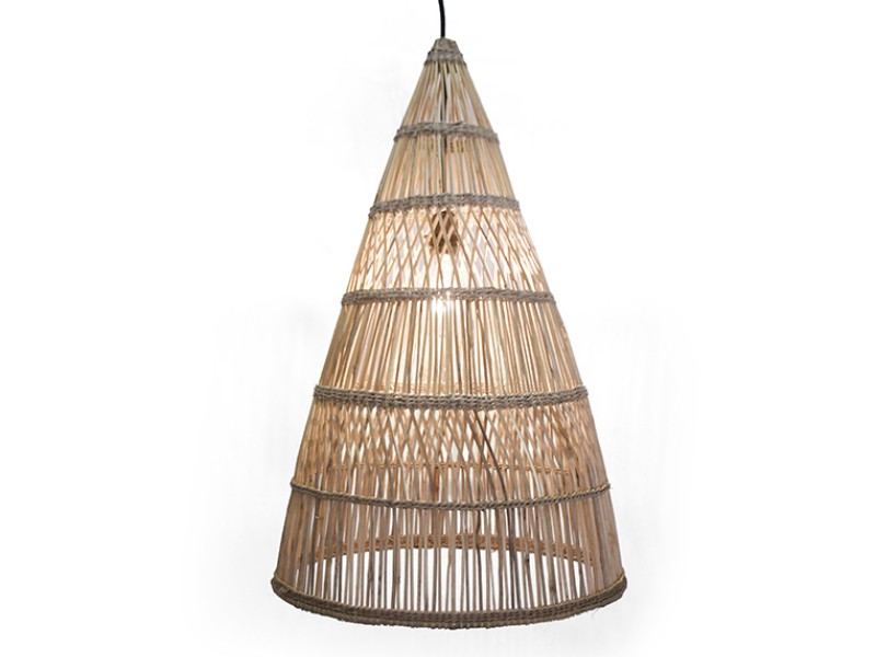 Natural Simple Rattan Cone Light Natural Simple Rattan Cone Light